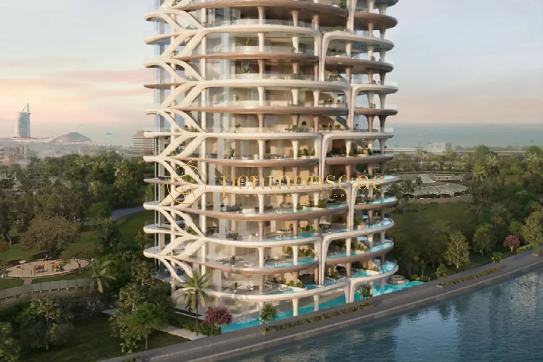 Signature Sky Home| Full Water View| 4BR + Maid's
