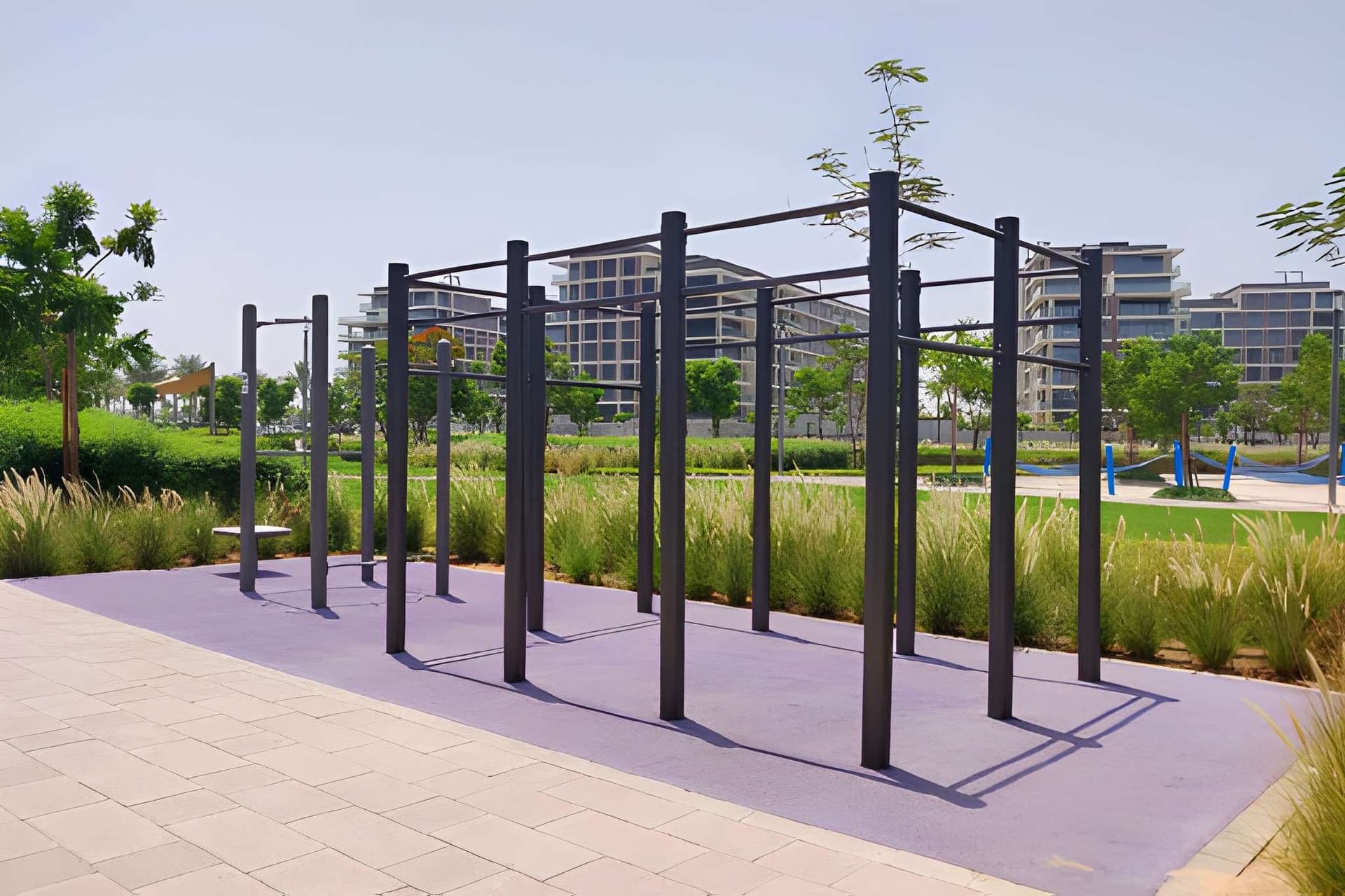Community Garden with Sports Courts